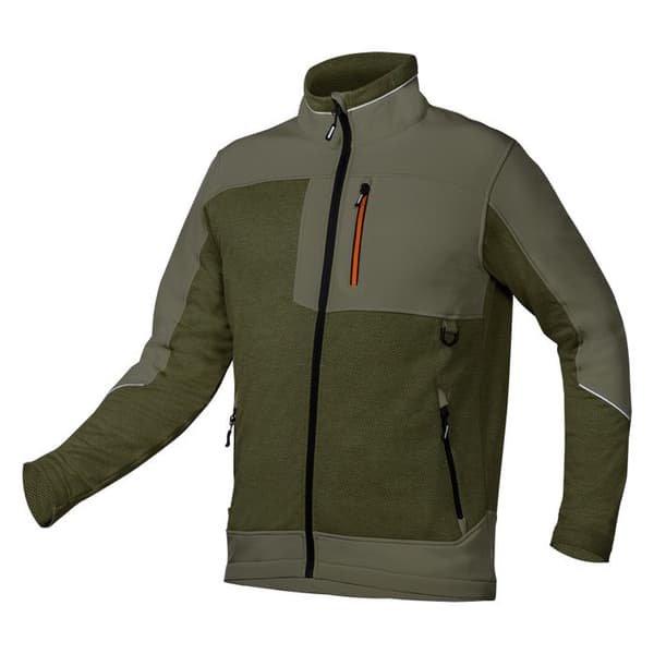 Sweat softshell UTOMHUS, grön, storlek XXL