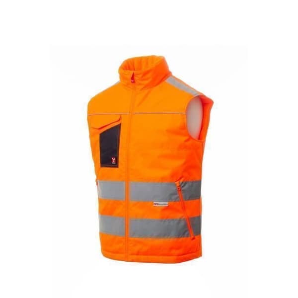 Högsynlighetsväst PAYPER WEAR Task - Fluorescerande orange/marinblå - Unisex