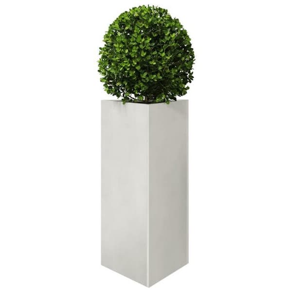 vidaXL Triangulär planteringslåda 40x34,5x70 cm rostfritt stål 851165