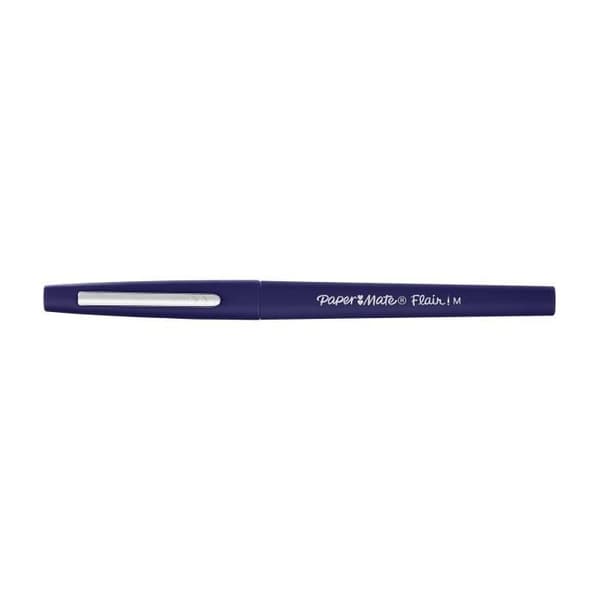 Tuschpenna - Papermate - Flair - Medium - Blå - 12 st
