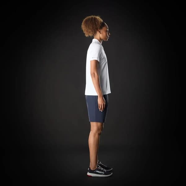 Polo dam Musto Evolution Sunblock - vit