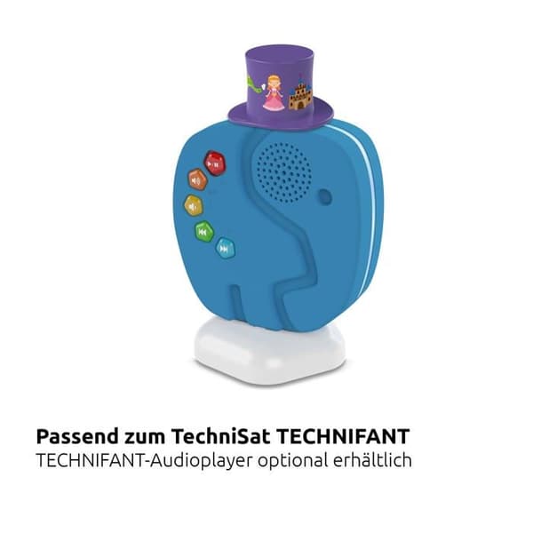 Mp3 barn - Technisat - 0020/9012 - 2 Go flashminne - Färg lila - Ideal för barn