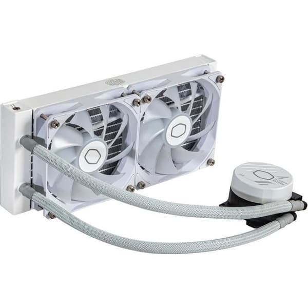 Vattenkylning - COOLER MASTER - MasterLiquid 240L Core White ARGB (MLW-D24M-A18PZ-RW)