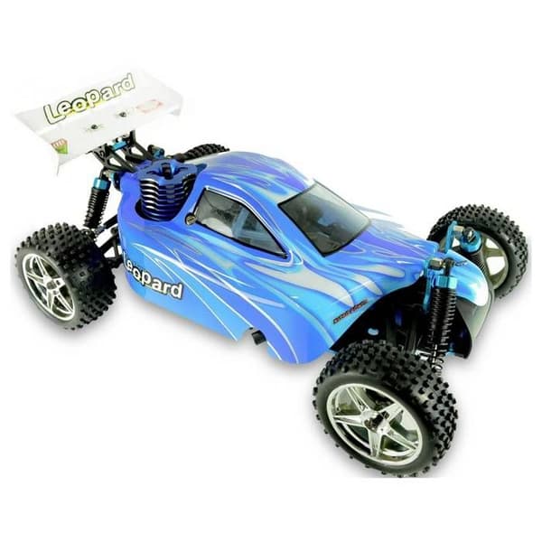 Car Thermal Buggy Leopard 3cc M 1:10th - RC Buggy Leopard - Nitro 3,0ccm - 4WD - 2 hastigheter - Blå/Orange