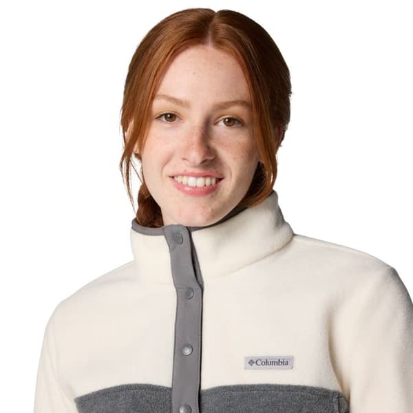 Columbia Benton Springs 1/2 Snap Pull-Over II Dam Grå - Polyesterfleece