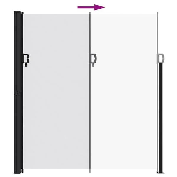 vidaXL Retractable sidomarkis vit 220x300 cm 4004376