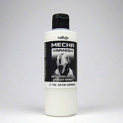 Vallejo Acrylique Airbrush 200 ml – Satinlack (Vit) – Slitstark