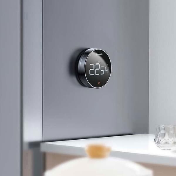 Roterande timer/elektronisk timer -Grey-fmds000013