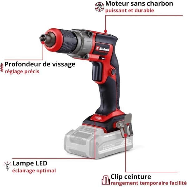 Trådlös gipsväggskruvdragare TP-DY 18 Li BL-Solo Professional Einhell