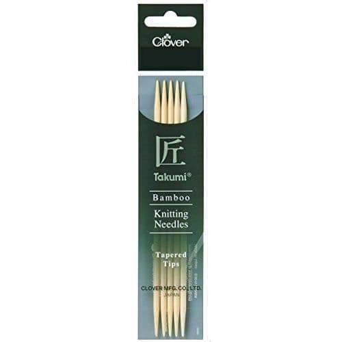 Klövernål/stickad dubbel pt.bambu 12,5cm 2,75mm -enhet - CL3794