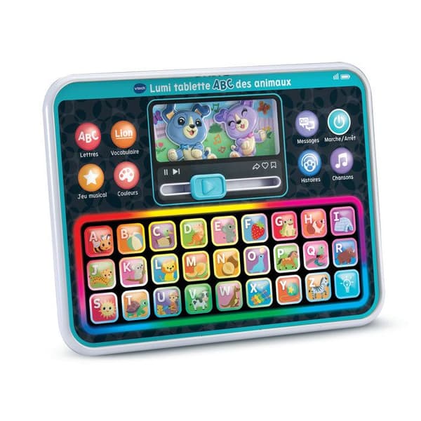VTECH BABY - LUMI TABLETT ABC DJUR - Flerfärgad
