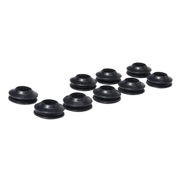 Självperforerande ögon WERKA PRO 10-pack svart