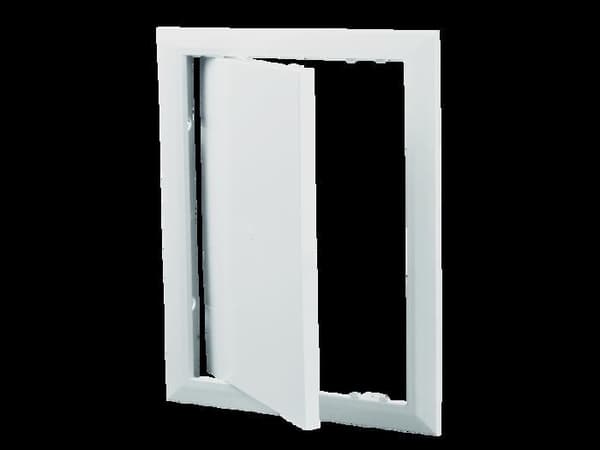Åtkomstpanel värde – 100 x 100 mm i plast med gångjärn
