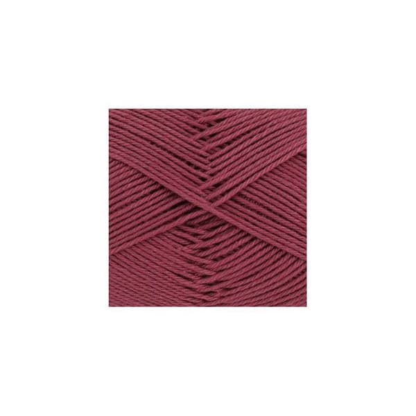 Garnboll - Bordeaux - 155 - 100% bomull - 3/4 mm - Gründl - Cotton Quick Uni