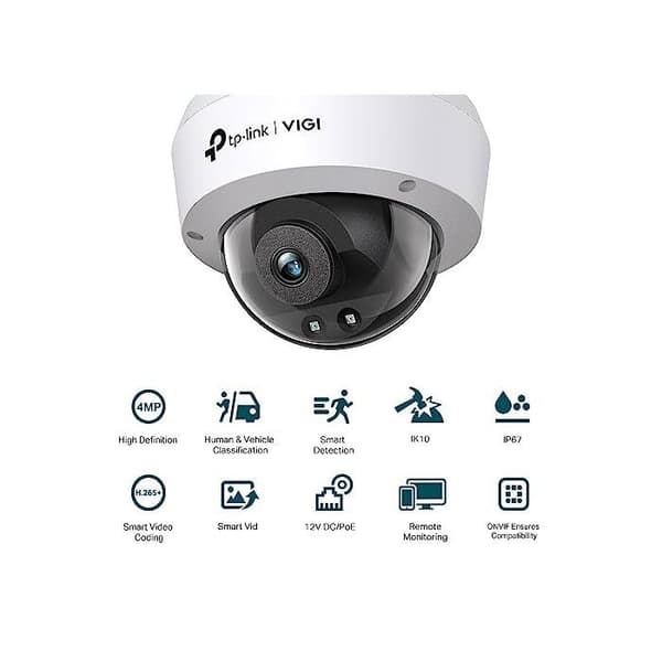 IP-säkerhetskamera - TP-Link - VIGI C240I(4MM) - 4MP - Nattseende - IP67