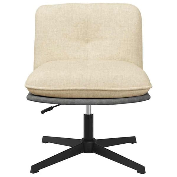 Office Swivel Chair Cream Tyg