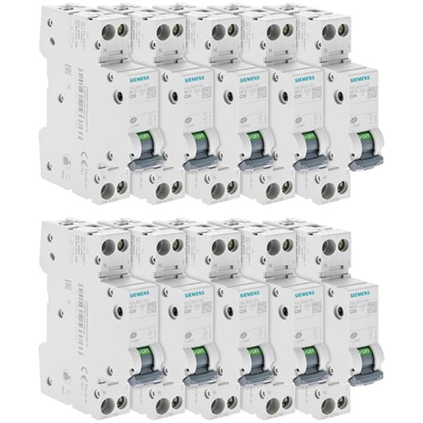 SIEMENS 10-pack av 20A SIEMENS NEW (983) strömbrytare