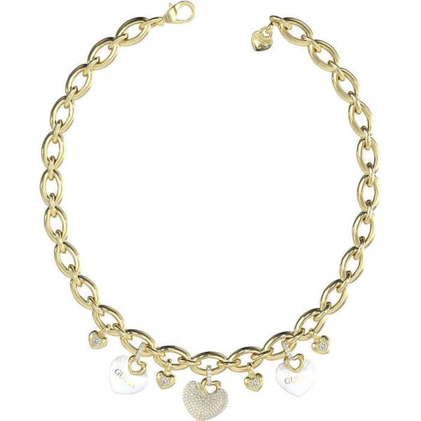 Collier - Stål Guld - Guess - JUBN05203JWYGWHT/U