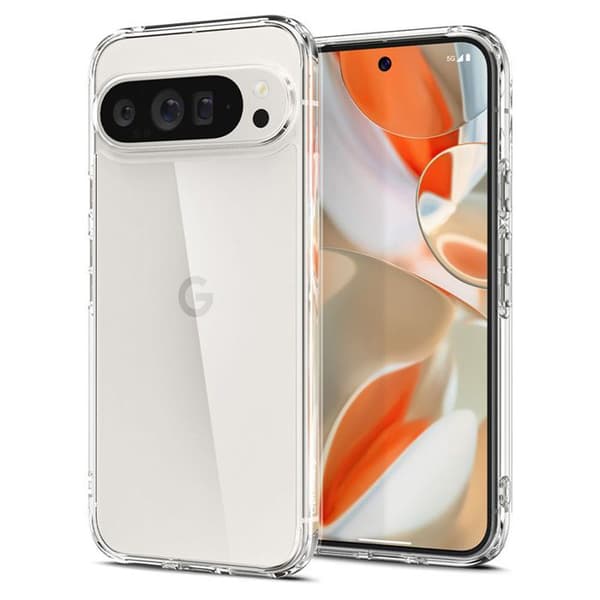 Mobilskal - SPIGEN - Ultra Hybrid - Google Pixel 9 Pro XL - Transparent - Stötsäker - Rep-skyddande