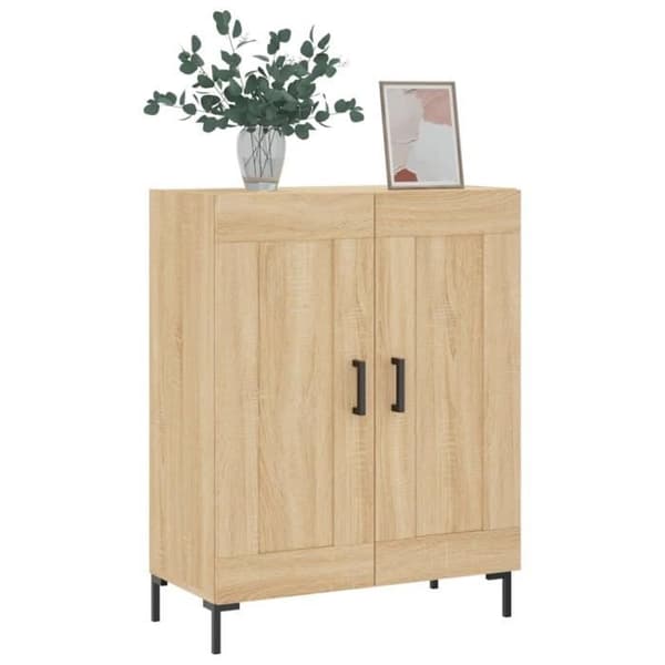 vidaXL Buffé eksonoma 69,5x34x90 cm ingenjörsträ 830199