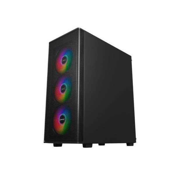 ATX-datorlåda - UNYKACH - Mir 100 - 4 ARGB-fläktar - 1 USB 2.0 - 3 USB 3.0