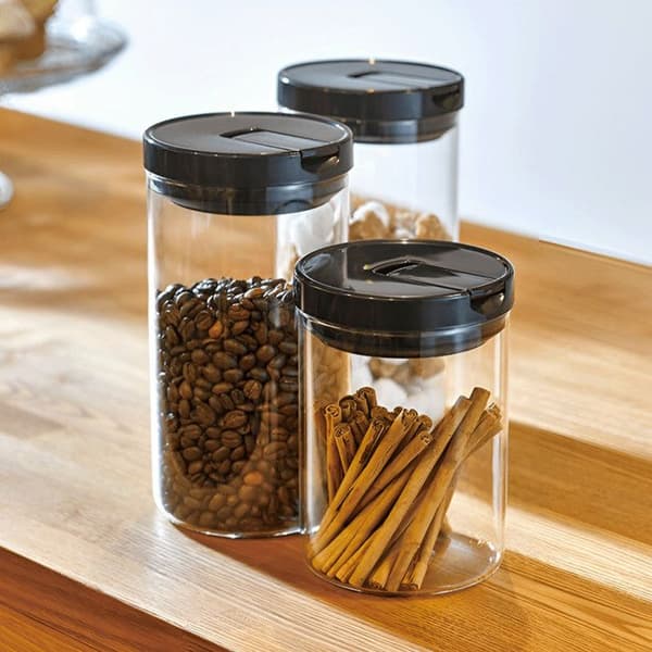Hario kaffebehållare, 1000 ml – svart