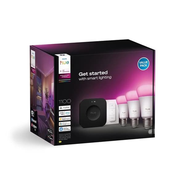 Ampoules connectées Philips Hue Hue WCA A60 E27 3KIT sv Pro EU