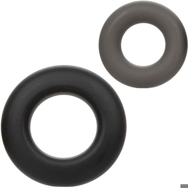 CALEXOTICS - ALPHA PROLONG SET AV 2 GRÅA RINGAR -