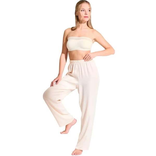 Dam pyjamasbyxor Lisca Paris - elfenben