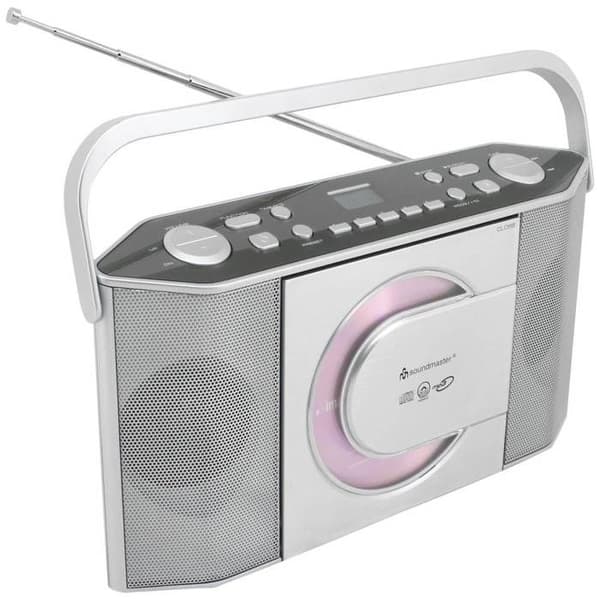soundmaster RCD1755SI Radio-CD-spelare FM CD silver
