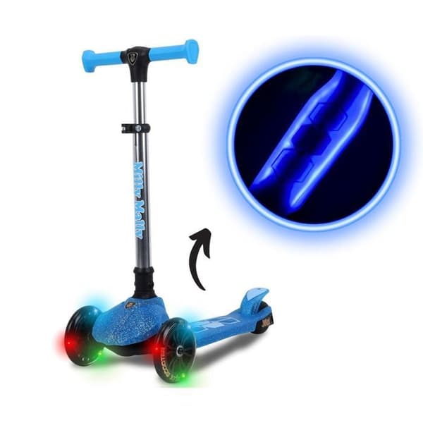 Scooter - MILLY MALLY - Gelé - Blå - 3 hjul - Fällbar och lätt
