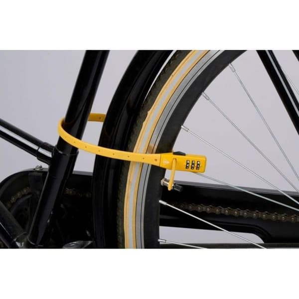 Dunlop kombinationslåsrem för cykel - Gul