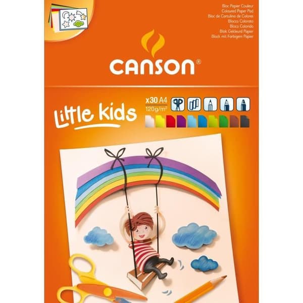 CANSON Block 30 Creation Sheets 2 år+ A4 120g