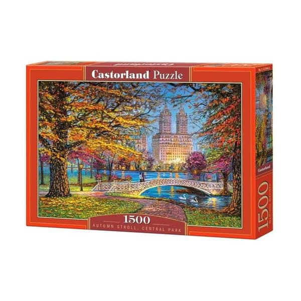 Pussel 1500 bitar: Höstpromenad i Central Park