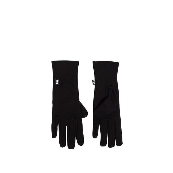Helly Hansen Unisex svart scarf - 57% ull, 43% polypropen, kollektion Höst/Vinter
