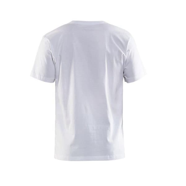 T-shirt 100% bomull Blakläder-Vit-4XL Blaklader
