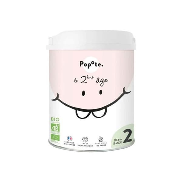 Popote ekologisk mjölk 2:a åldern 800g