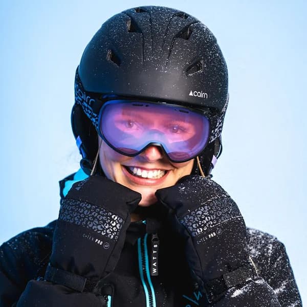 Cairn Makalu 3 C Tex Pro skidhandskar - svart leopard