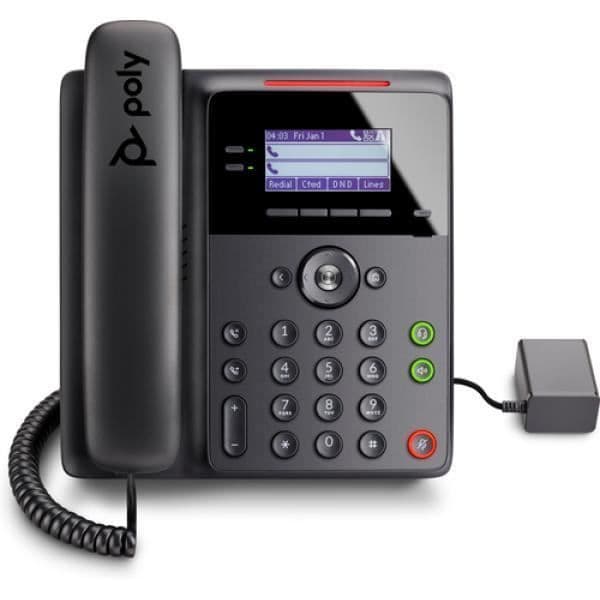 VoIP-telefon - HP - Poly Edge B30 - 5 vägar - 16 linjer - Svart