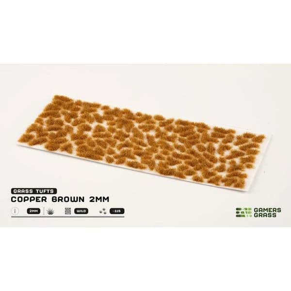 Gamers Grass Kopparbrun (2 mm)