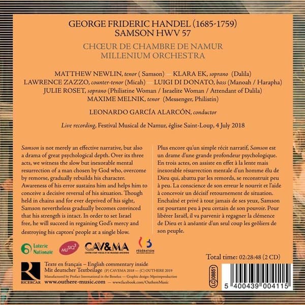 Cd-samling Ricercar-outhere Samson