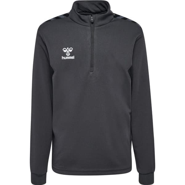 Äkta sweatshirt 1/4 zip barn Hummel - asfalt