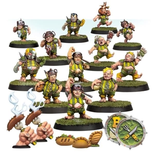 Samlarfigur - GAMES WORKSHOP - The Greenfield Grasshuggers - Plast - 12 år - Grå