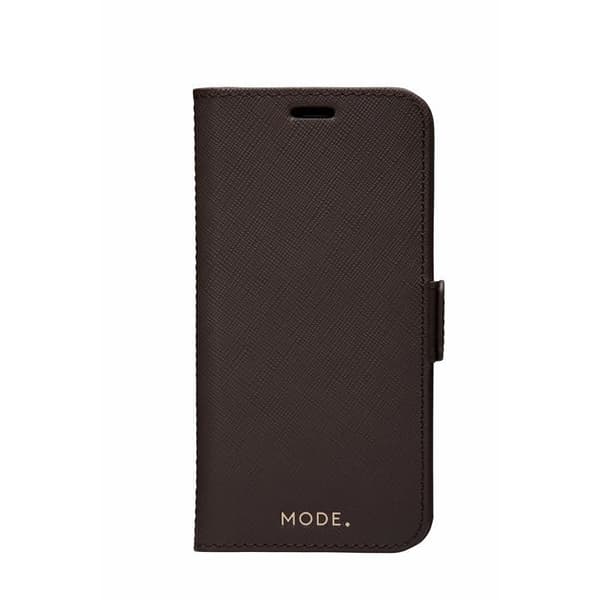 Fodral - DBRAMANTE - DB-MI54NIBL5420 - Läder - Svart - iPhone 12 Mini