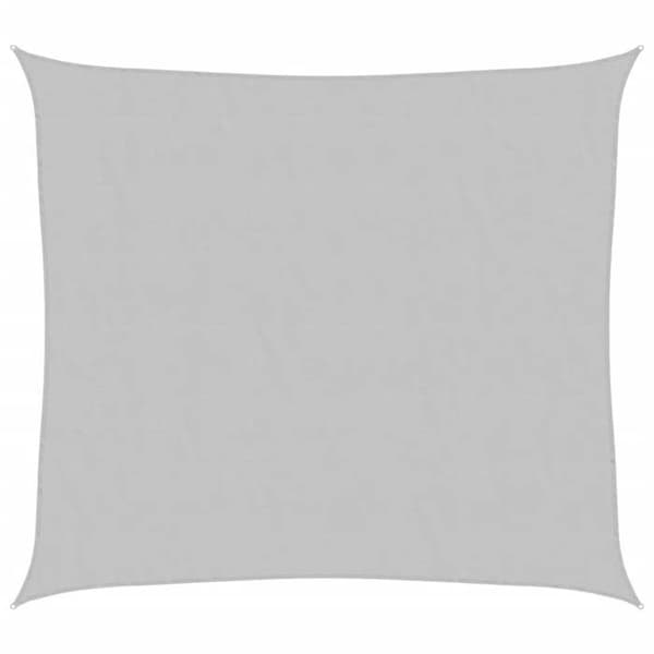 vidaXL Ljusgrå skuggduk 3x2,5 m 100% polyester oxford 4000540