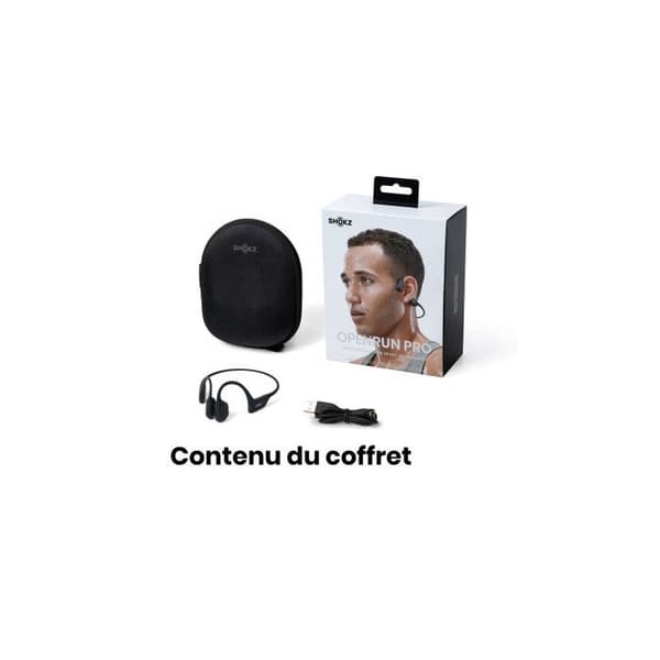 Bone Conduction Hörlurar - Shokz - OpenRun Pro - Trådlös - Bluetooth - Svettsäker
