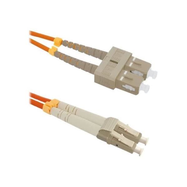 Qoltec Patch Cord SC-UPC Multimode (M) till LC-UPC Multimode (M) 1m fiberoptik 50 - 125 mikron OM2...