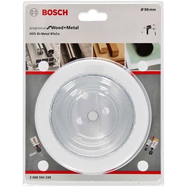 Borrkrona - BOSCH - Progressor - Ø 98 mm - Bimetall 8% Co - Längd 44 mm