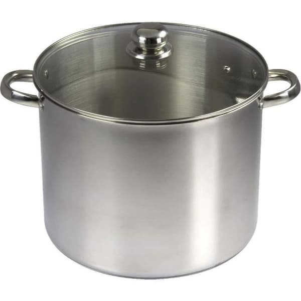 BAUMALU Traiteur i rostfritt stål + glaslock - 30 cm
