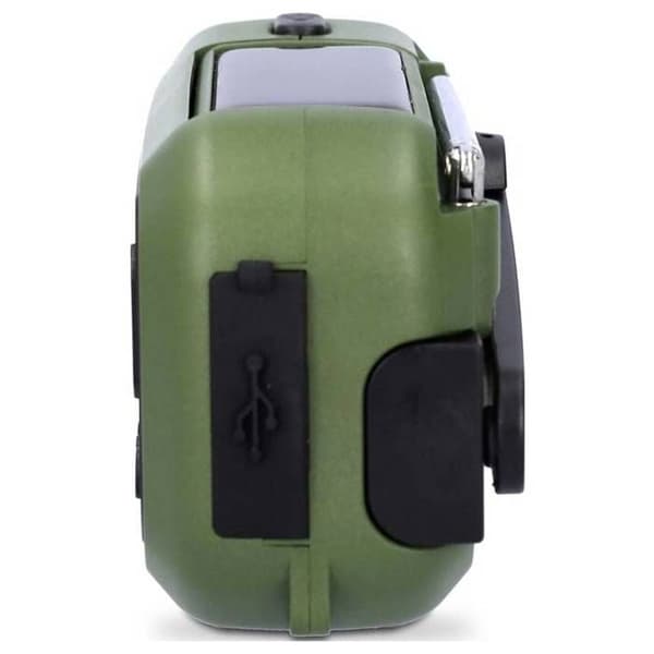NEDIS DAB+ Radio Batteridriven / USB-strömad Svart